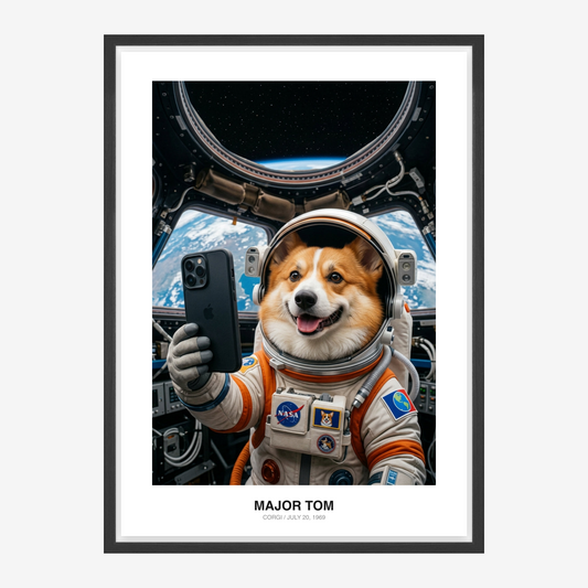 Astronaut Selfie Pet Portrait