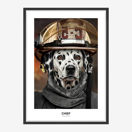 Blaze Battalion Hero Pet Portrait
