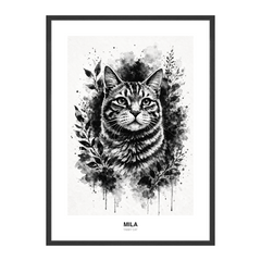 Bold Strokes Sumi-E Pet Portrait