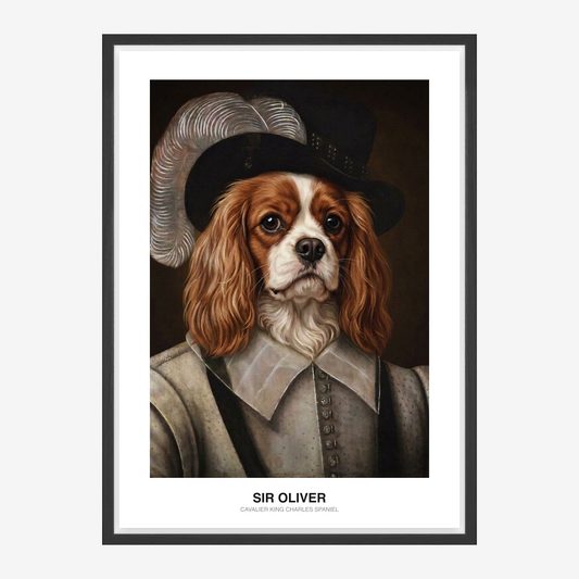 Cavalier Noble Husdjursporträtt