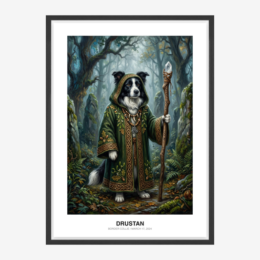 Celtic Druid Kæledyrsportræt
