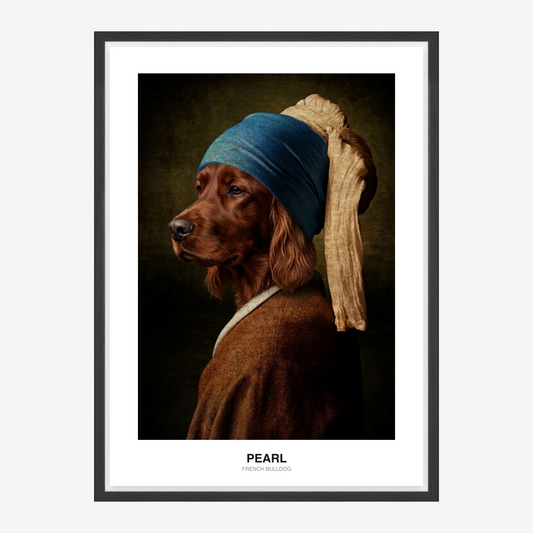 Retrato de mascota Classic Pearl Muse