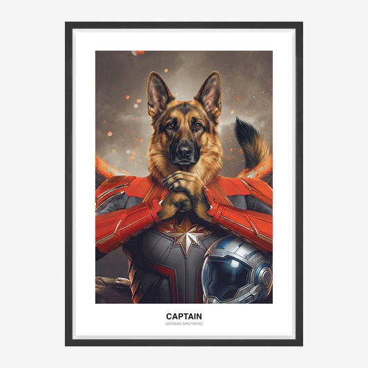 Cosmic Captain Portret zwierzęcia