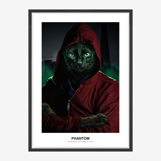 Cyber Shadow Pet Portrait
