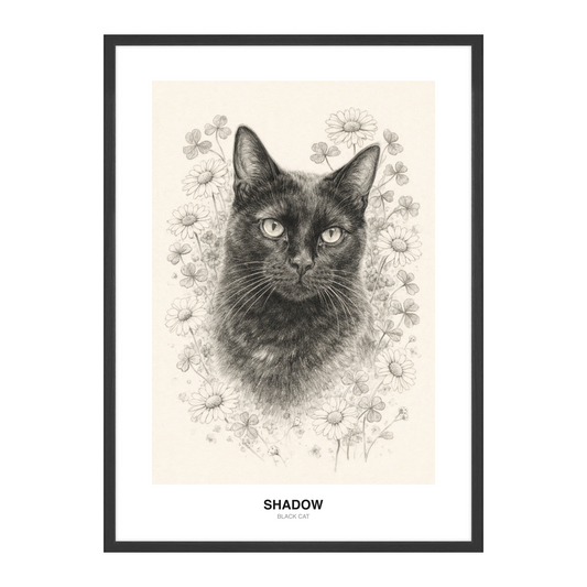 Tusenfryd & Kløver Botanisk Blyant Pet Portrait