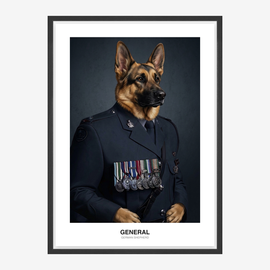 Decorated Veteran Pet Portrait