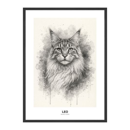 Detaljert Realisme Blyantskisse Pet Portrait