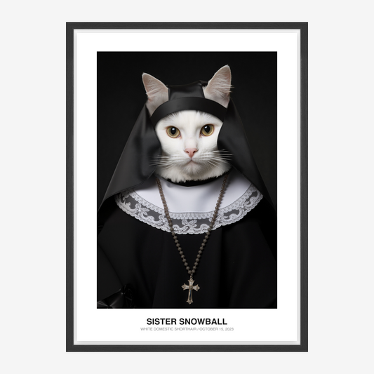Devout Sister Pet Portrait