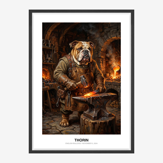 Dwarf Blacksmith Kæledyrsportræt