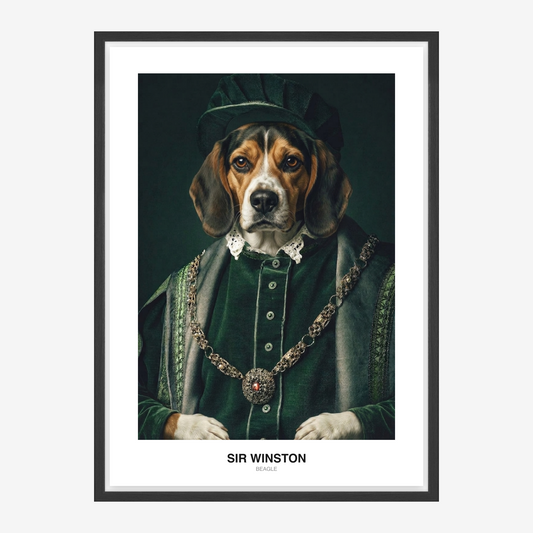 Emerald Duke Pet Portrait