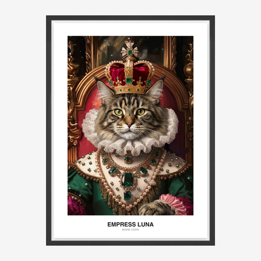 Emerald Empress Portret zwierzęcia