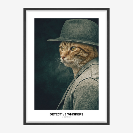 Film Noir Detective Pet Portrait