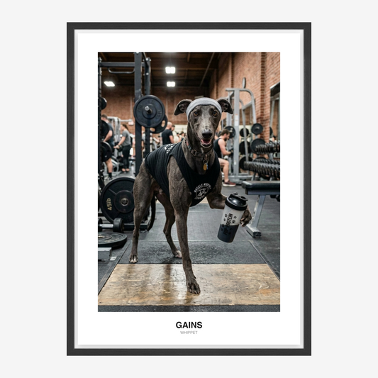 Fitness Influencer Pet Portrait