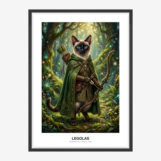 Framed pet poster preview