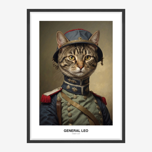 French Commander Pet Portrait