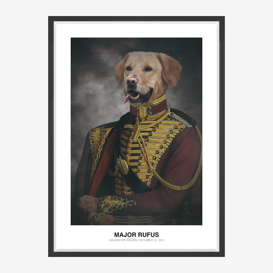 Gallant Hussar Pet Portrait