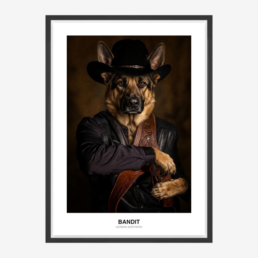Ghost Outlaw Pet Portrait