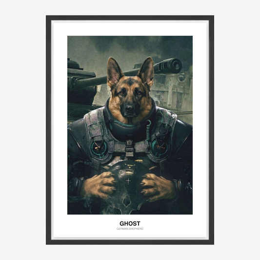 Duch velitel tanku Portrét mazlíčka