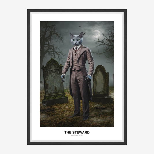 Gothic Gravedigger Pet Portrait