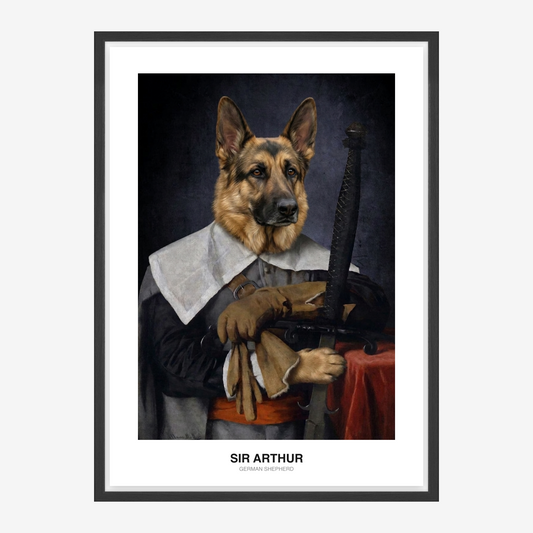 Guardian Swordsman Pet Portrait