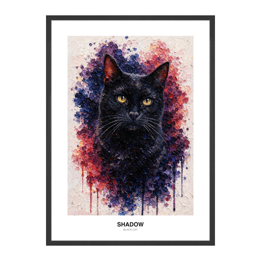 Pet Portrait a Olio Impasto Pesante