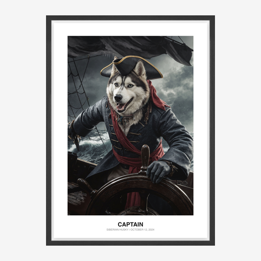 High Seas Captain Pet Portrait