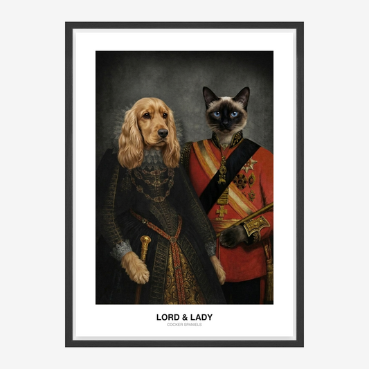 Imperial Elegance Couple Kæledyrsportræt