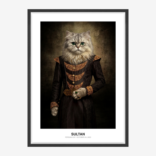 Imperial Grand Sultan Pet Portrait