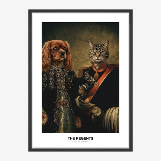 Imperial Nobility Couple Kæledyrsportræt