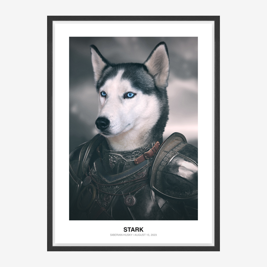 Ironheart Guardian Pet Portrait