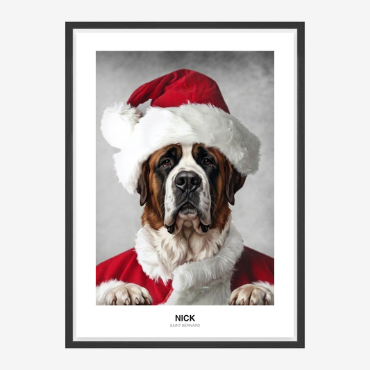 Jolly St. Nick Kæledyrsportræt