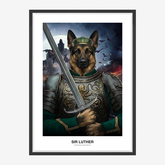 Kraken Knight Pet Portrait