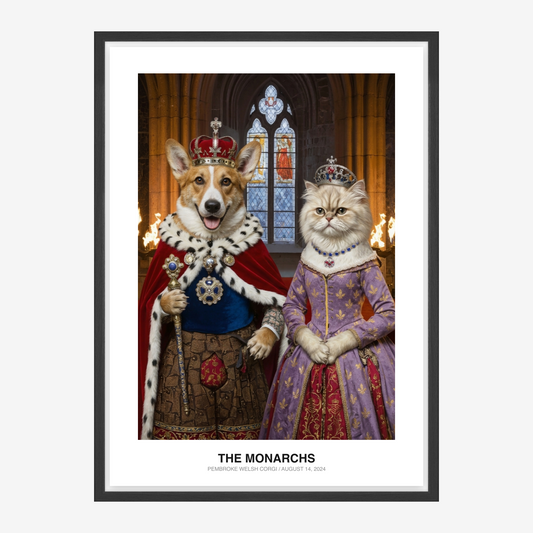 Majestic Monarchs Couple Kæledyrsportræt