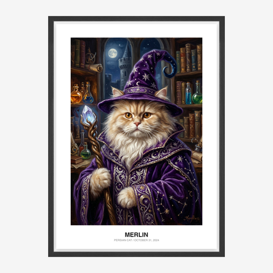 Merlin the Wizard Kæledyrsportræt