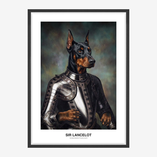 Midnight Knight Pet Portrait