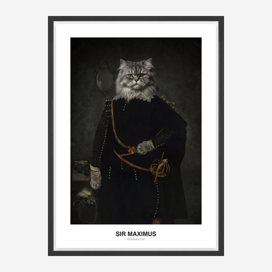 Mysterious Nobleman Pet Portrait
