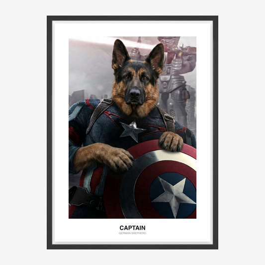 Patriotic Avenger Portret zwierzęcia