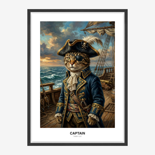 Pirate Captain Kæledyrsportræt