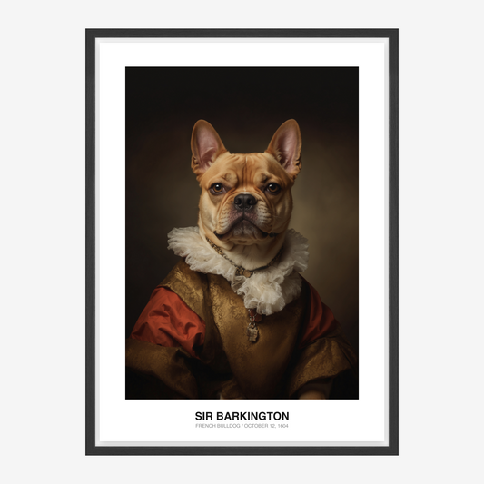 Renaissance Nobleman Pet Portrait