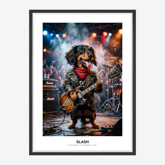 Rockstar Guitarist Pet Portrait
