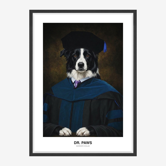 Scholarly Graduate Pet Portrait