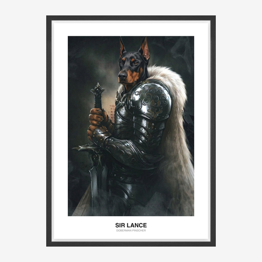 Silberner-Ritter-Paladin-Tierporträt