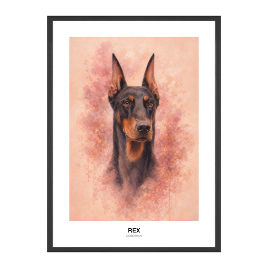 Myk Pastell Olje Pet Portrait