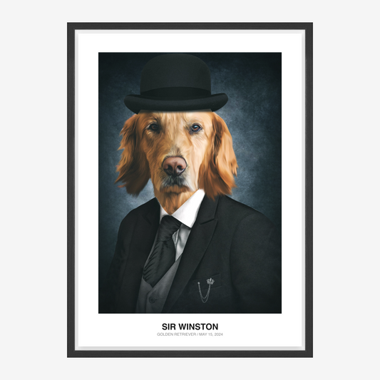 Sofistikovaný gentleman Portrét mazlíčka