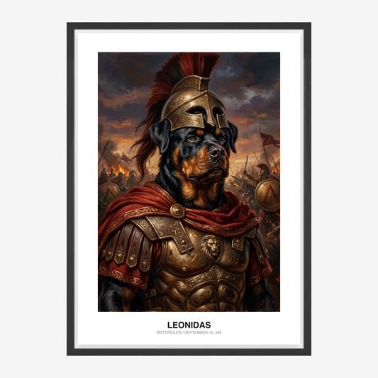 Spartan Warrior Kæledyrsportræt