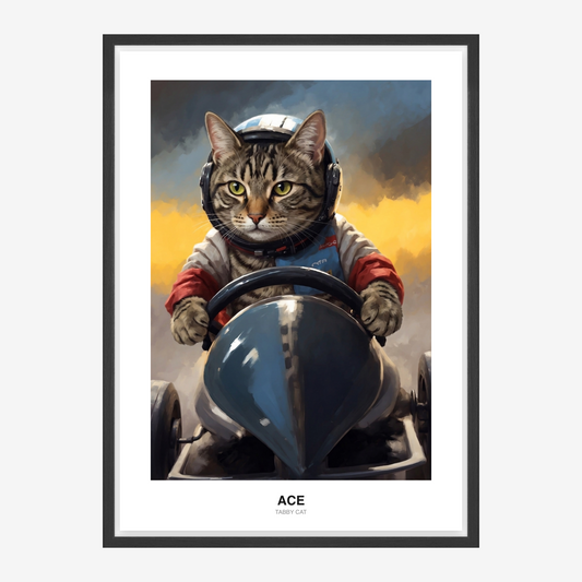 Speed Demon Racer Kæledyrsportræt