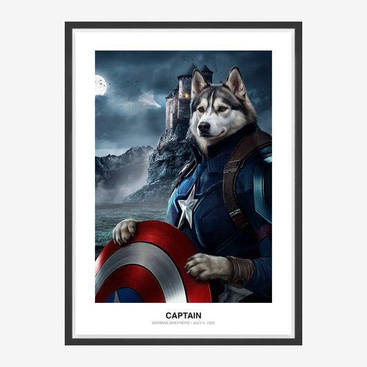 Star-Spangled Hero Portret zwierzęcia