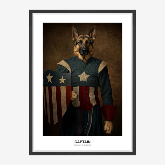 Star-Spangled Knight Portret zwierzęcia