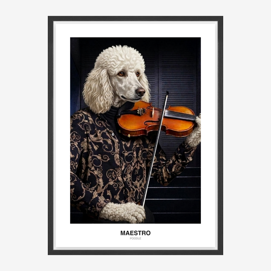 The Baroque Virtuoso Pet Portrait