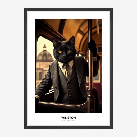 Elegantní dojíždějící Portrét mazlíčka